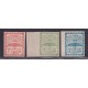 ARGENTINA 1858 GJ 1/3 ESTAMPILLAS NUEVAS CON GOMA EL 5c Y 10c ESTAN MINT U$ 21